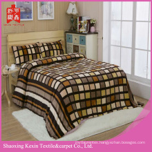super soft flannel coral fleece blanket bedding set